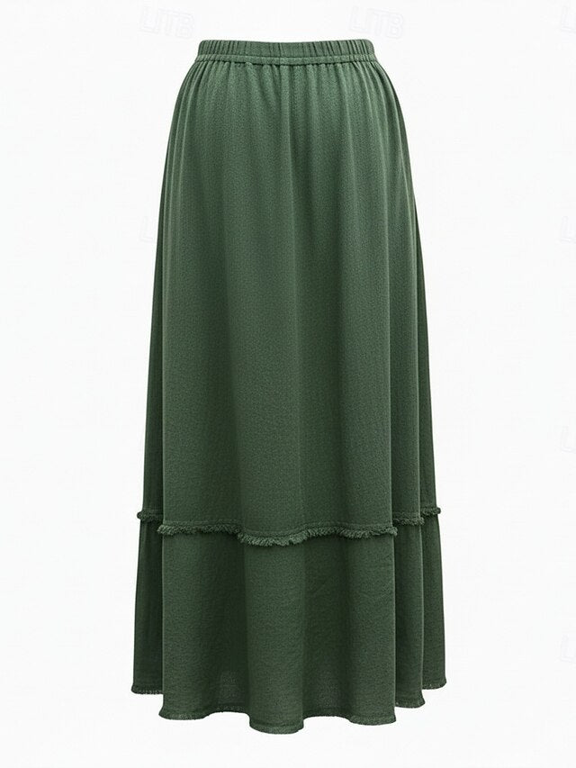 70% Linen Women's Linen Skirts Cotton Linen Skirts Casual