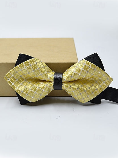 with Men's Tie Christmas Pattern Bow Geometric
