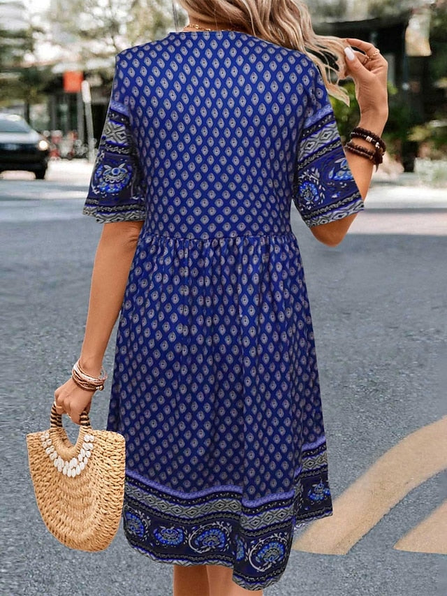 Women's Mini Dress Petite Dress Casual Dress Ethnic Dress T