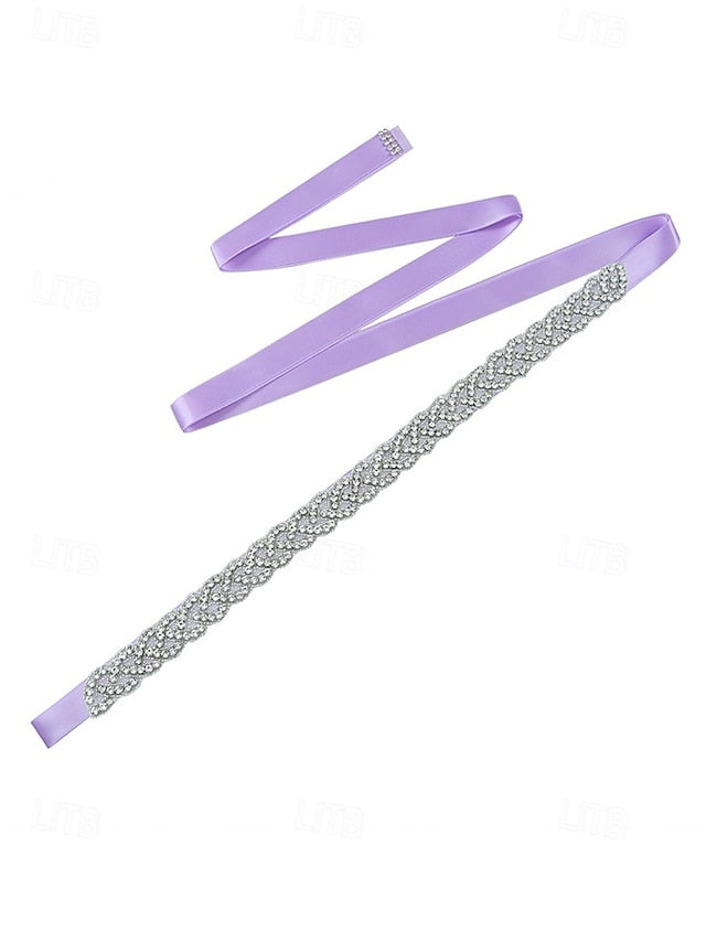 Bridal Waistband Wedding Rhinestone Elegant Crystal