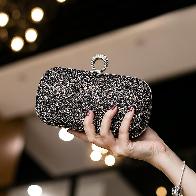 Wristlet Leather PU Bags Clutch Women's Evening Bag