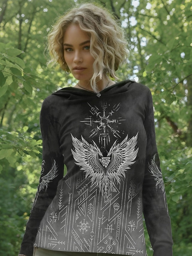 Women's Boho T Shirt Graphic Plants Vintage Stylish Classic