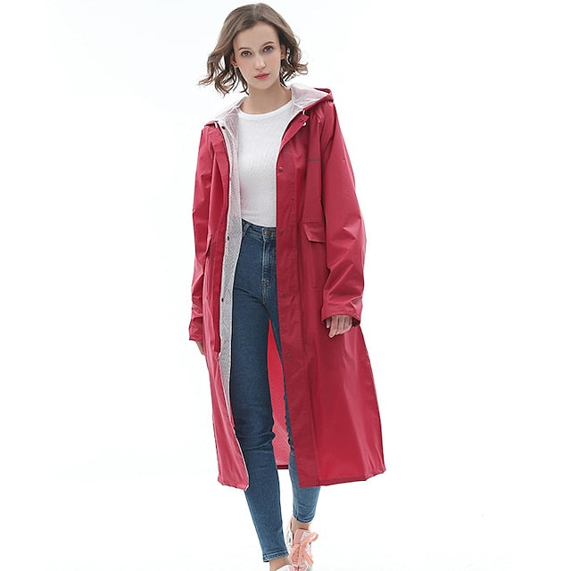 Women's Men's Rain Poncho Waterproof Rain Jacket