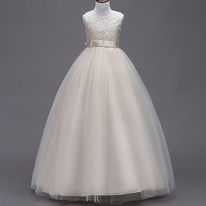 Dress Girls' Gown Girl Flower Party Evening