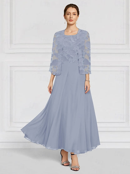 Out of SkyBurnt Mother Floral Two Lace Piece the A-Line Bride