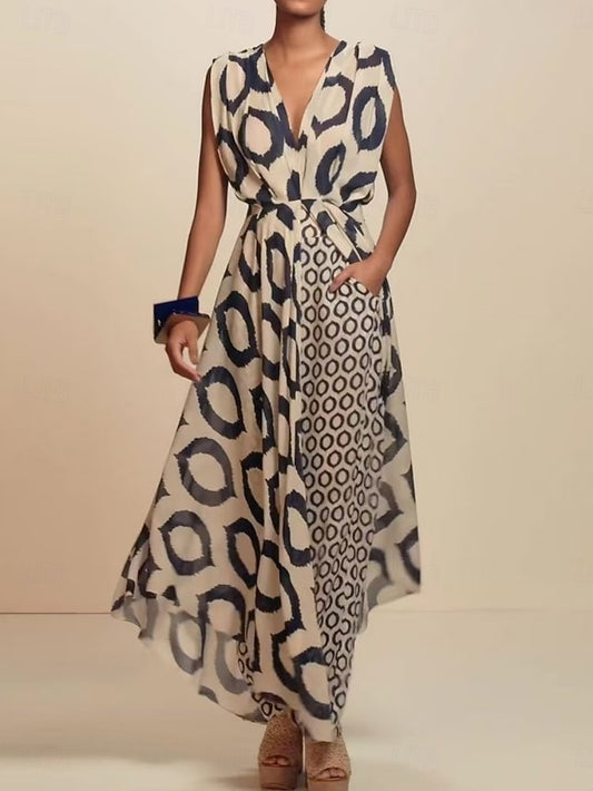 Women's Dress Set Casual Dress Skirt Set Casual Geometric