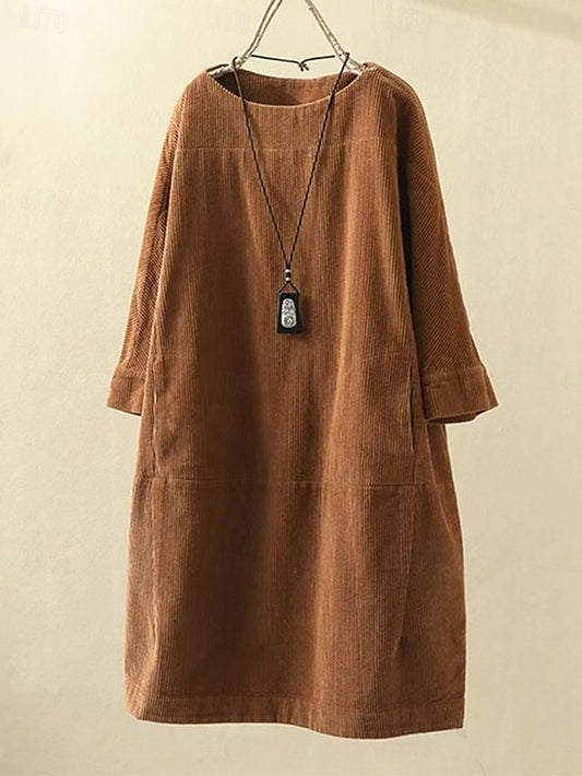 Women's Midi Dress Shift Dress Casual Daily Regular Fit