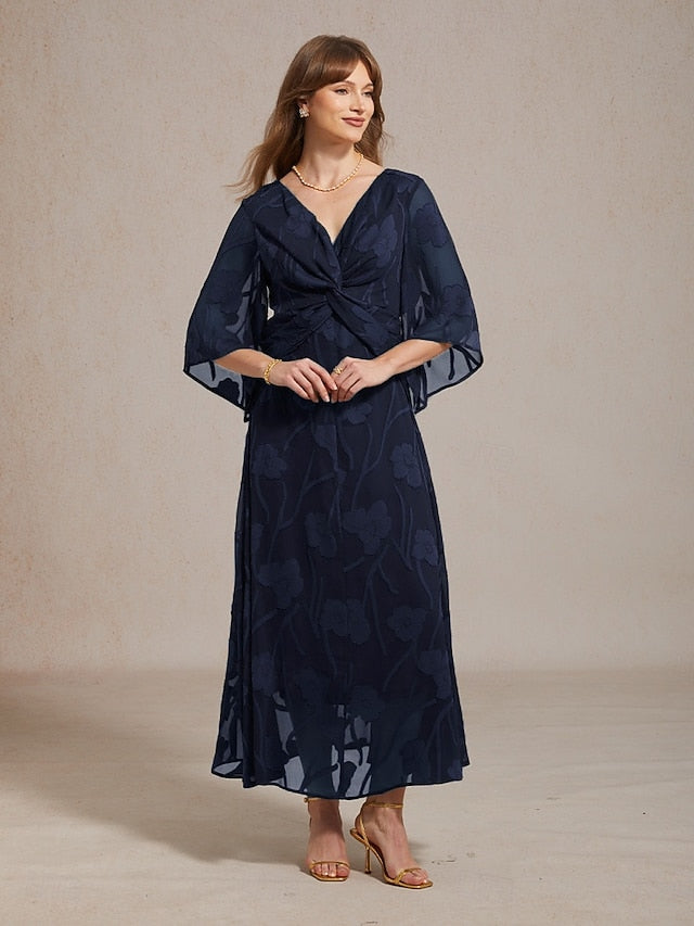 Women's Maxi Dress Chiffon Dress Elegant Daily Vacation