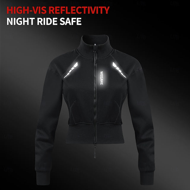 WOSAWE autumn and winter women's riding short jacket riding