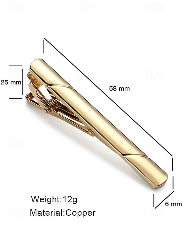 Clip Available Men's Colors 7 Tie - Metal Classic