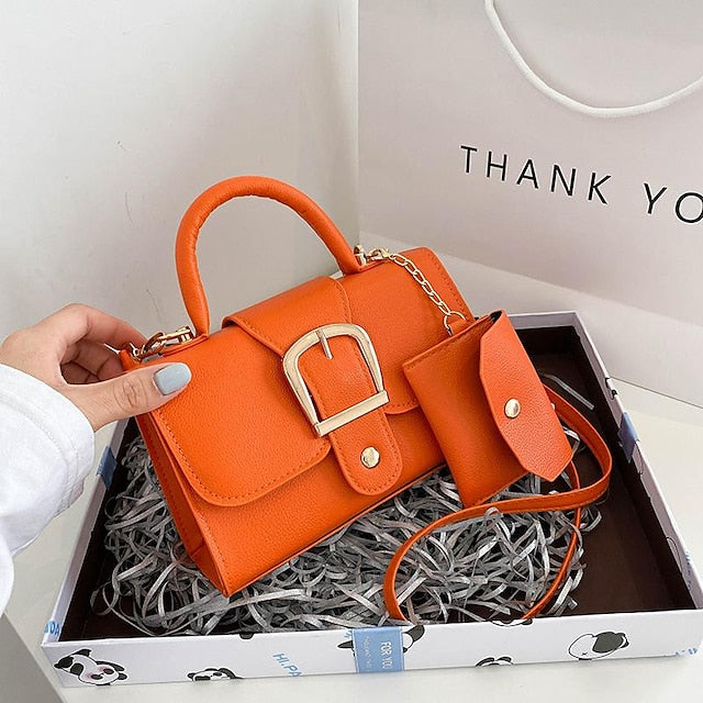 Daily Handbag Leather Women's PU Crossbody Bag Durable