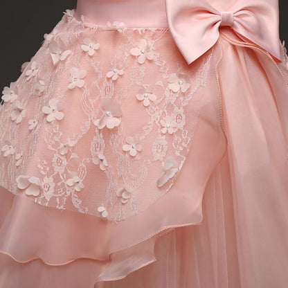 Dress Kids Flower Girls' Colored Girl Solid