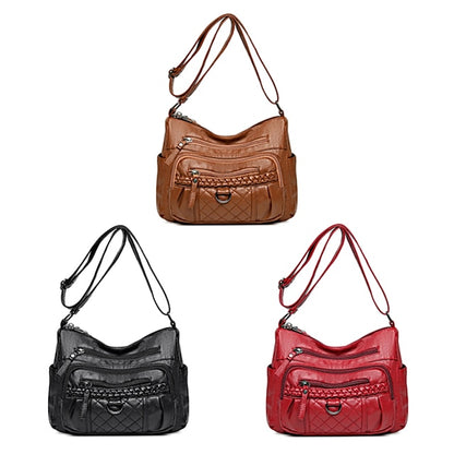 PU Women's Shoulder Leather Bag Crossbody Hobo