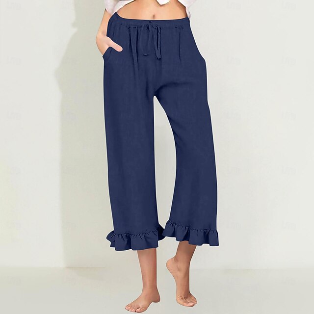 Women's EU / US Size Capri shorts Fashion Casual Capris