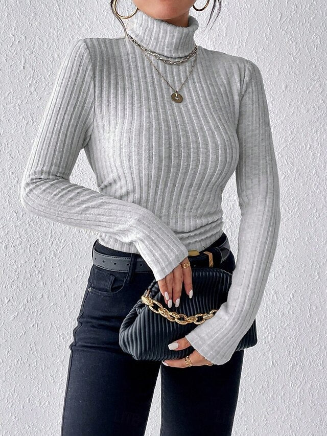 Women's Blouse Ruched Buttons Solid Color Stylish Casual