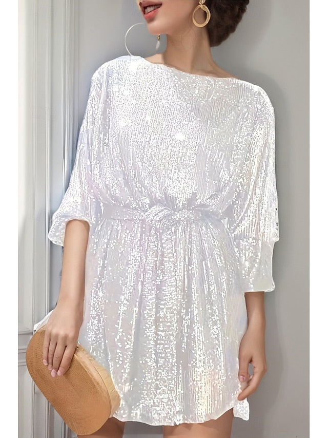 Women's Mini Dress Sequin Dress Party Dress Fashion Party