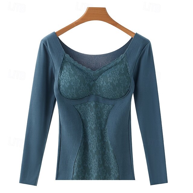 Women's Base Layer Top Thermal Underwear Underwear Warm