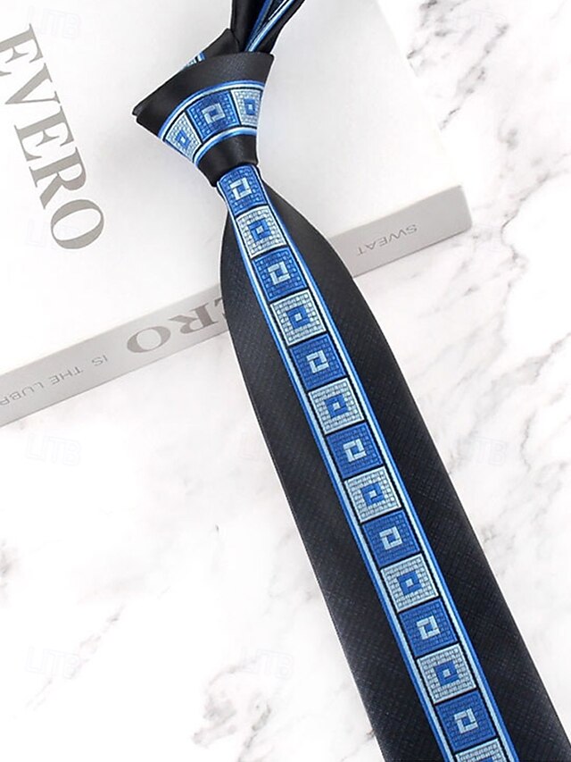 with Men's Classic Necktie Pattern Polyester