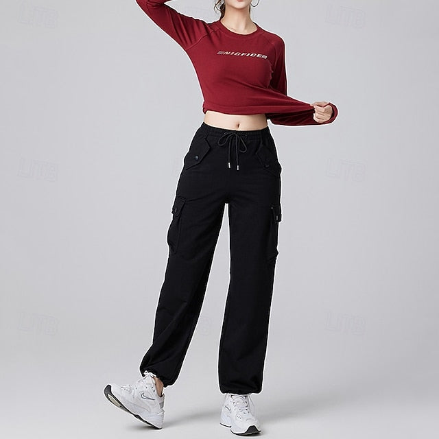 Women's Running T-Shirt Gym Shirt Sports Top Long Sleeve