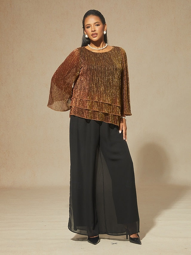 Women's Blouse Dressy Tops Flowy Tops Chiffon Tops Sequins