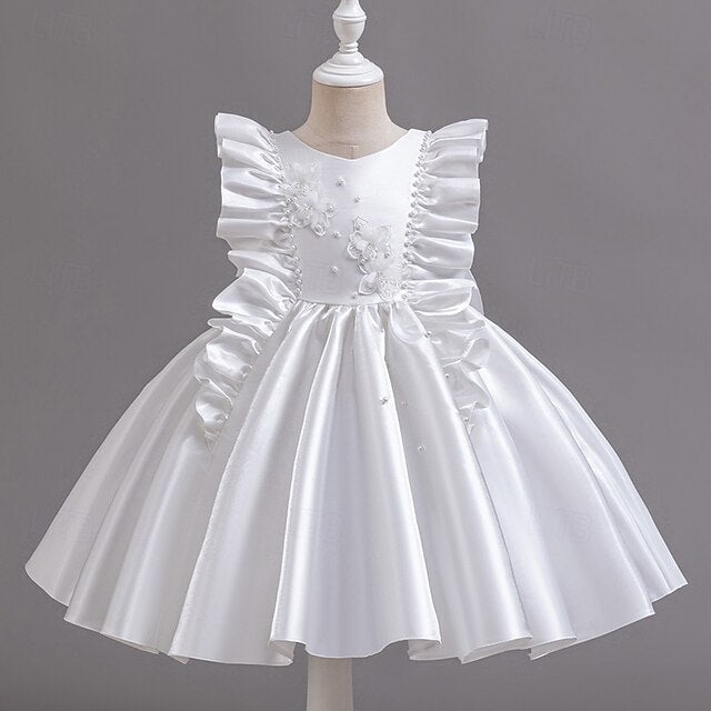 Toddler Dress Sleeveless Party Wedding Girls' Floral