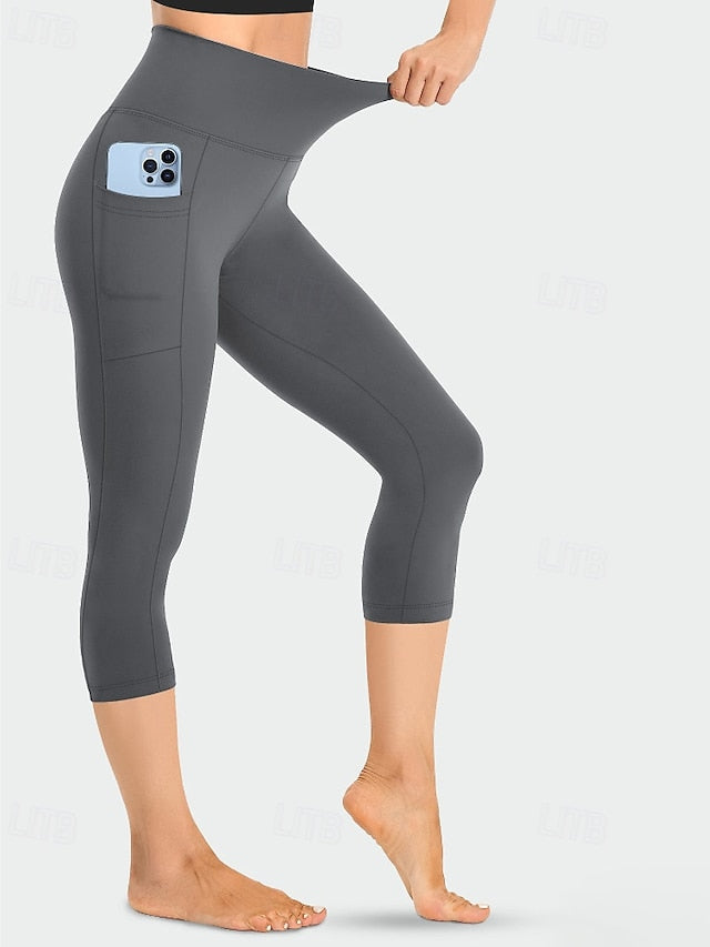 Women's Capri Pants Slacks Leggings Cozy Leggings