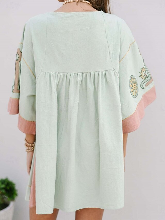 Women's Mini Dress Petite Dress Casual Dress Boho Dress