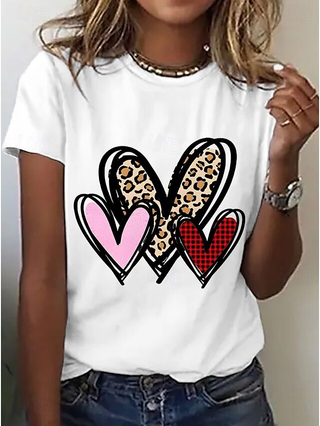 Valentine's Day Women's T Shirt Print Graphic