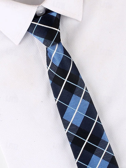 Narrow Pre-Tied Ties Classic Stripes - Zip and Men's