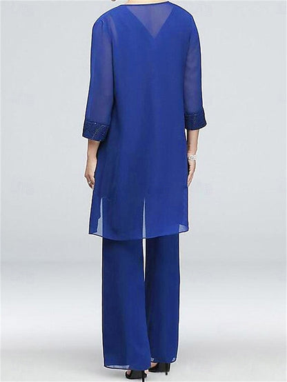 of Elegant Piece Neck Vintage Crew the Dress Bride Mother 3