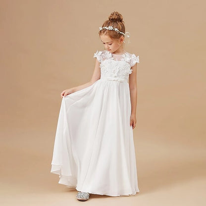 Flower Dress Girl Girls' Communion Princess First