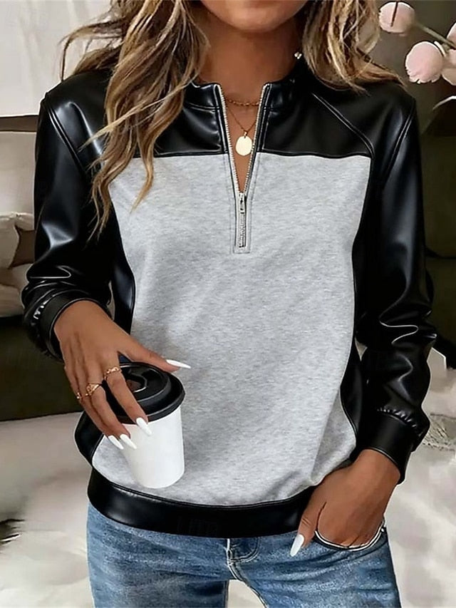 Women's Blouse Plain Vintage Stylish Long Sleeve Shirt