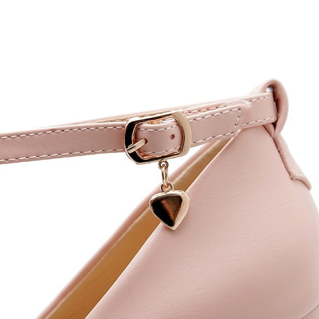 Heel Lolita PU Girls' Heels Shoes Cosplay Daily