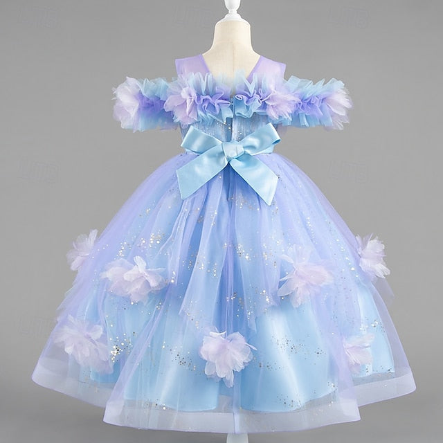 Dress Party Wedding Sleeve Kids Short Special Girls' Flower