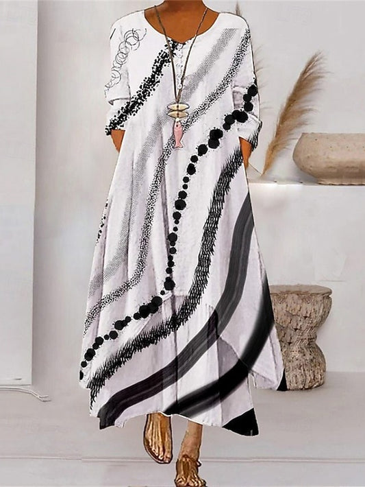 Women's Long Dress Maxi Dress Casual Dress Print Dress