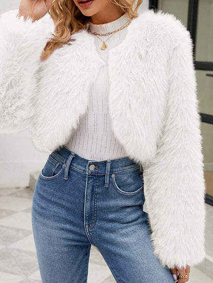 Furs Winter Faux Comfortable Fur Warm Women's Coat