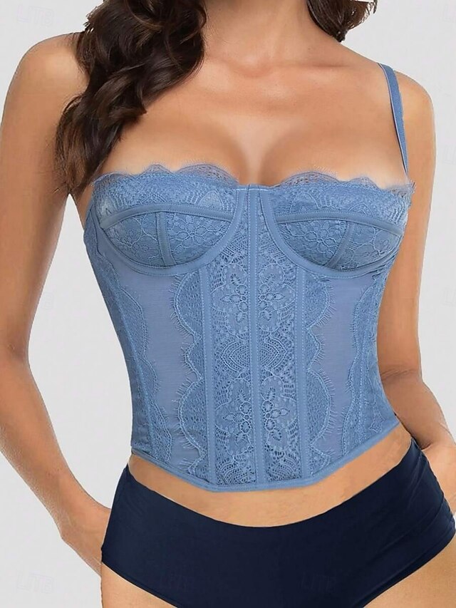 Sexy Plain Camisole Blouse Lace Top Tank Women's Stylish