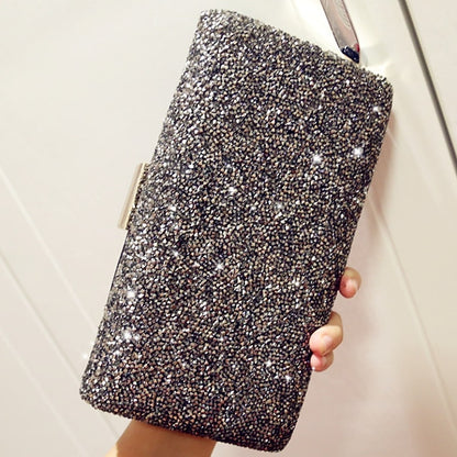Glitter Clutch Women's Silver
