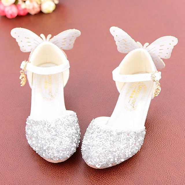 – Ballet Butterfly-Embellished Sparkling Girls' Flats