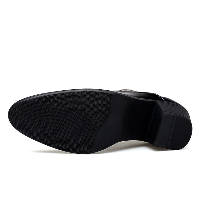 Shoes Patent Men's and Leather Faux Red White – Oxford