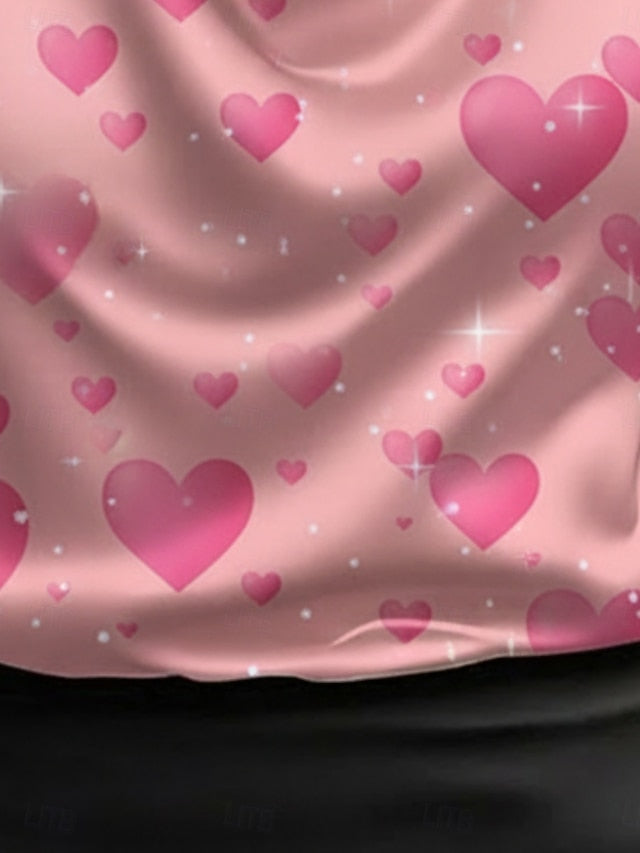 Valentine's Day Women's Shirt Heart LOVE Elegant