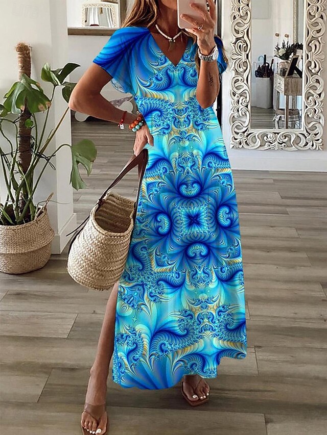 Women's Maxi Dress A Line Dress Casual Daily Regular Fit