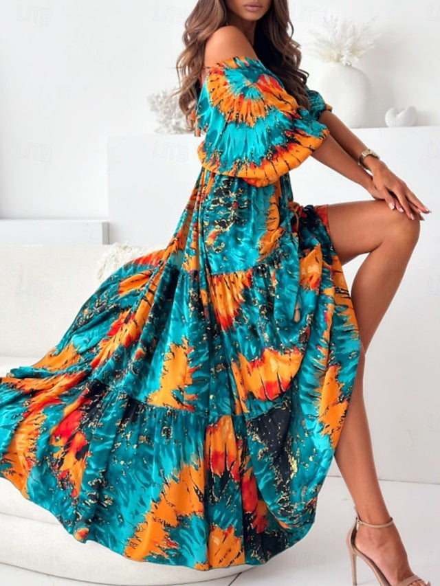 Women's Maxi Dress Casual Dress Swing Dress Boho Chic