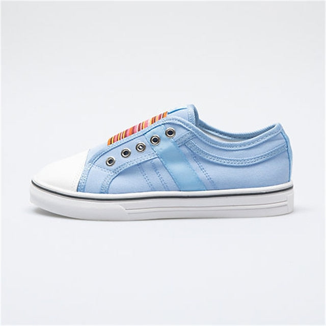Women's Casual Slip-On Canvas Sneakers – Lightweight and