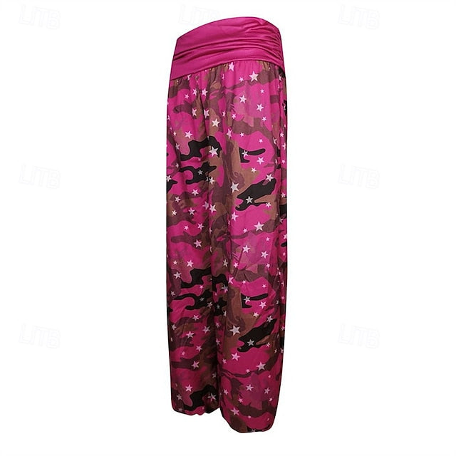 Women's Pants Trousers Palazzo Pants Fashion Boho Full
