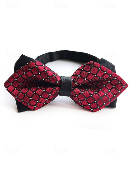 with Men's Tie Christmas Pattern Bow Geometric