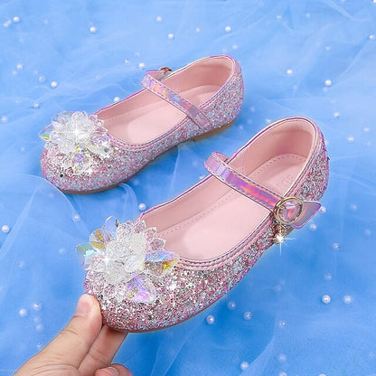 Portable Princess Girls' Flats Leather PU Walking Shoes