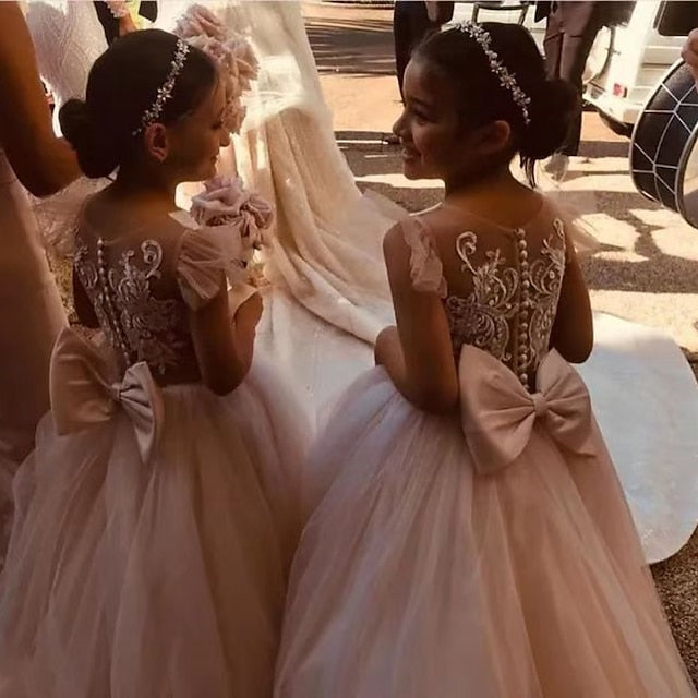 Girls' Dress Party Girl Communion First Flower