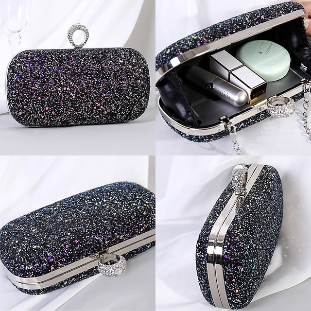 Wristlet Leather PU Bags Clutch Women's Evening Bag