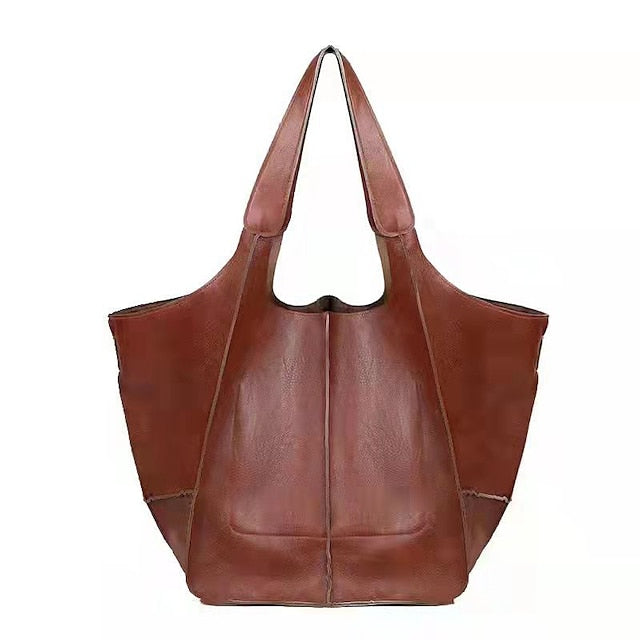 Women's Men's PU Party Leather Bag Shoulder Handbag